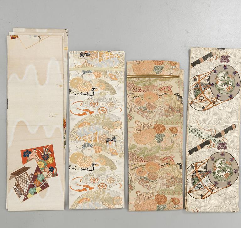OBISKÄRP, 4 st, Japan 1900-tal.