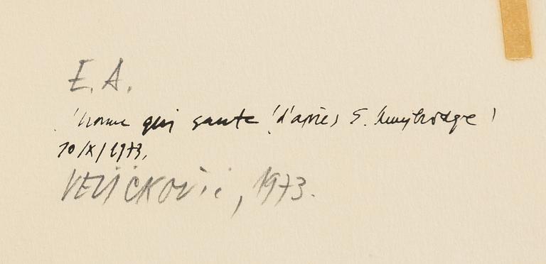 Vladimir (Vlada) Veličković, Untitled.