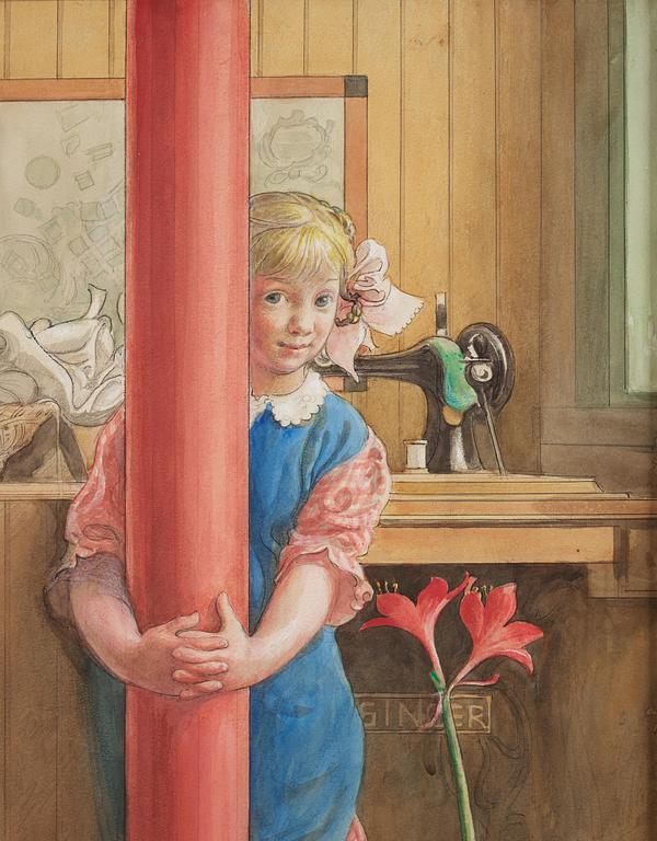 Carl Larsson, "Barnbarnet" ("Grandchild").