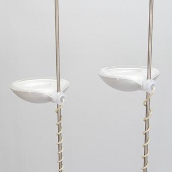 Jasper Morrison, a pair of Flos 'Luxmaster' standard lights, early 2000s.