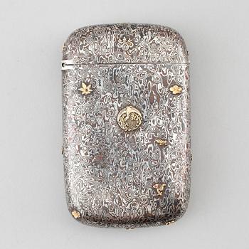 ETUI, silver, ostindisk, möjligen 1800-tal. Vikt ca 71 g.