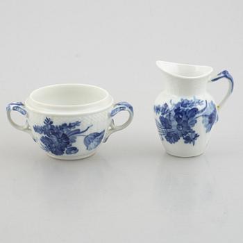 A 21-piece 'Blå blomst' porcelain coffee service, Royal Copenhagen, Denmark.