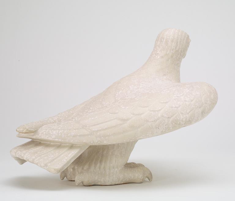A Gunnar Nylund stoneware figure of an eagle, Rörstrand.