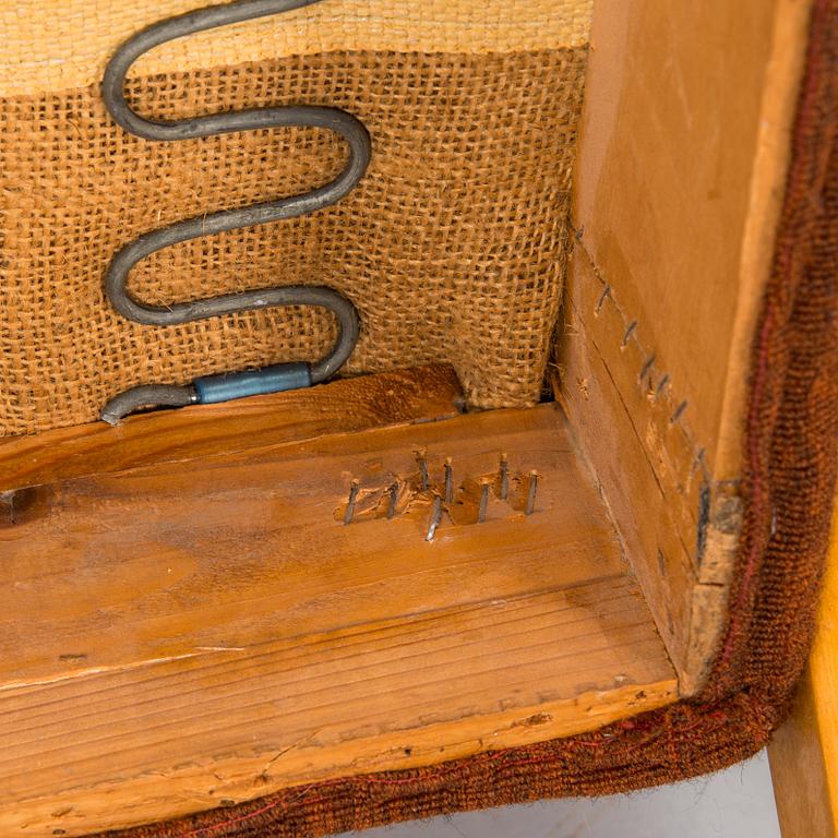 Ilmari Lappalainen, a pair of 1950s '2452' armchairs for Asko, Finland.