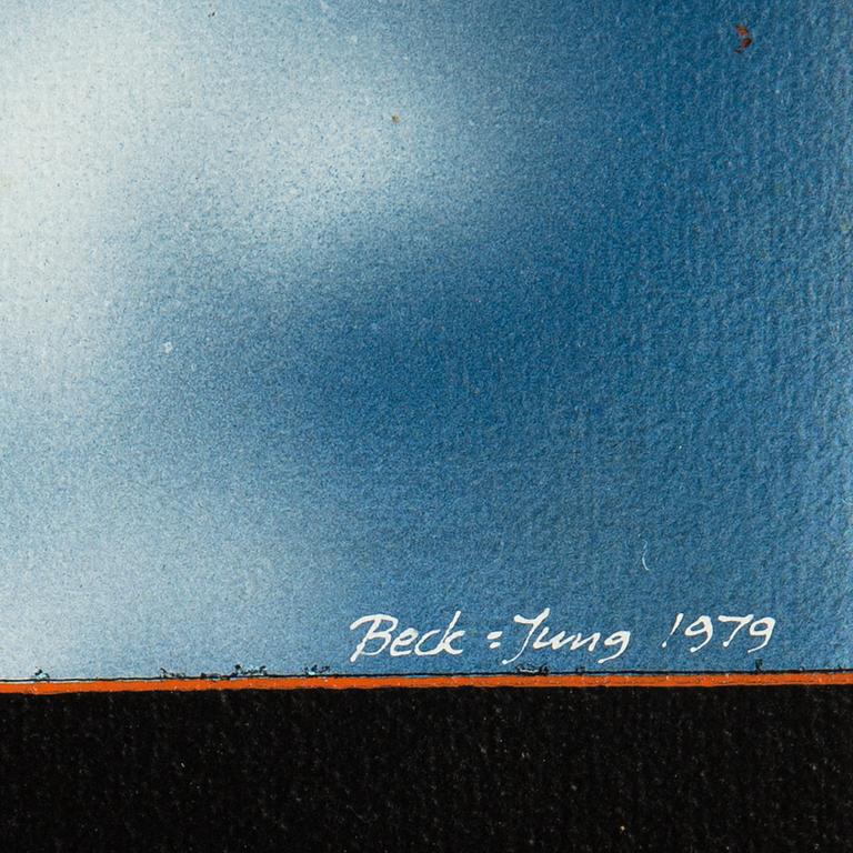 Beck & Jung, olja på duk, signerad och daterad 1979.