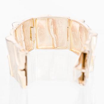 A BJÖRN WECKSTRÖM BRACELET, "Moonbridge", silver. Lapponia 1984.