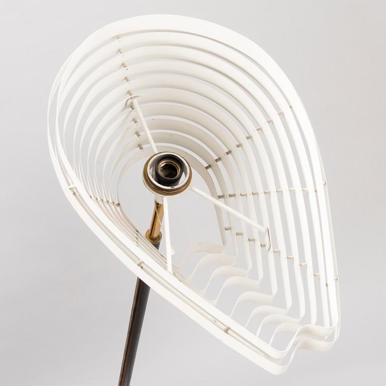 ALVAR AALTO, A FLOOR LAMP, "Angel's Wing". Manufactured by Valaistustyö.