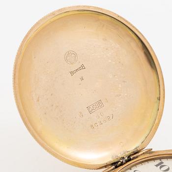 Pocket watch, hunter, 53 mm.