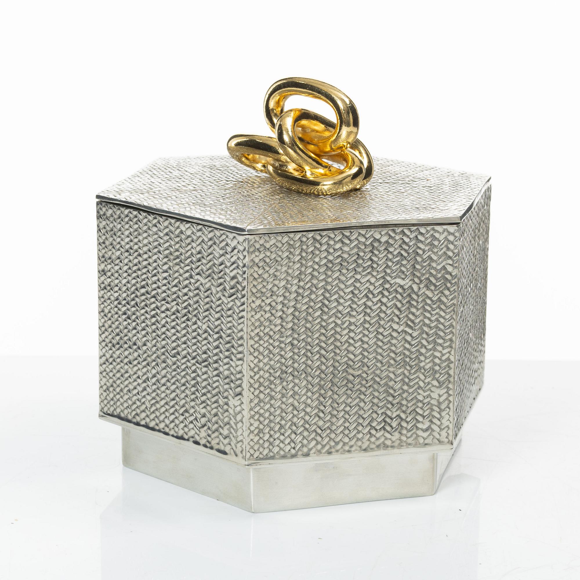 Estrid Ericson, a pewter box, "Panama", Svenskt Tenn.