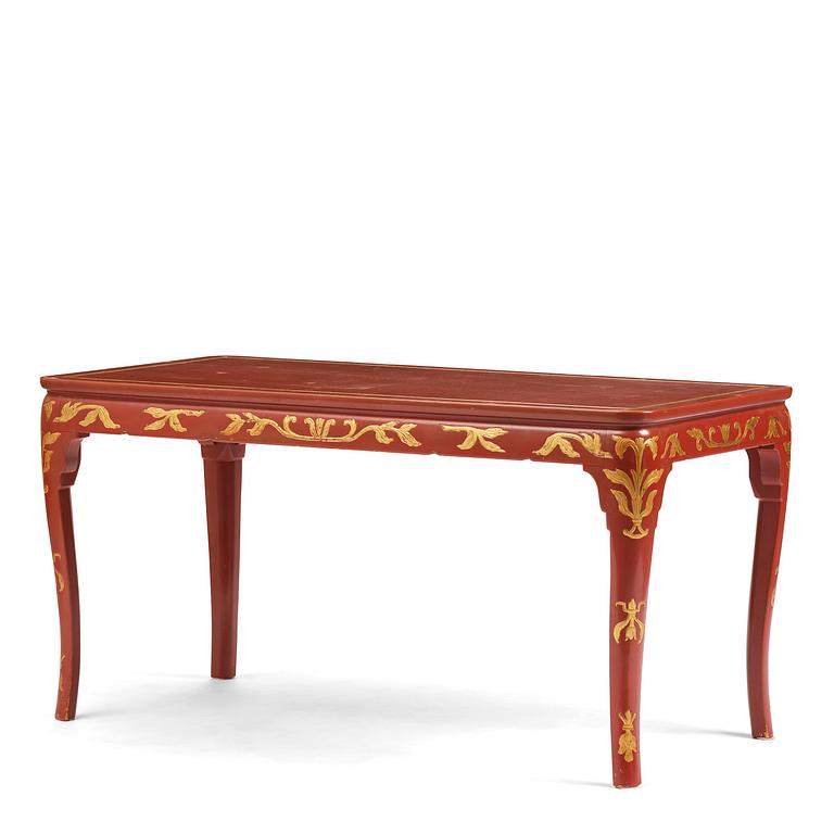 Carl Malmsten, a Swedish Grace table, cabinetmaker Albin Johansson, Stockholm, for Villa Kvikkjokk, 1927.