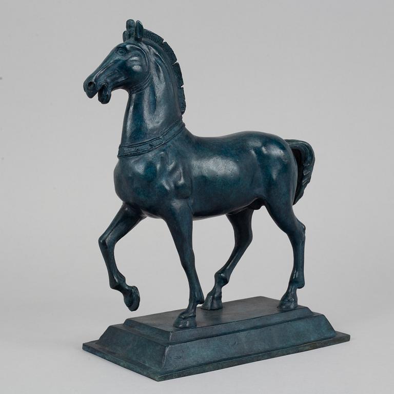 A bronze sculpture, FFA Fondeur, late 20th Century.