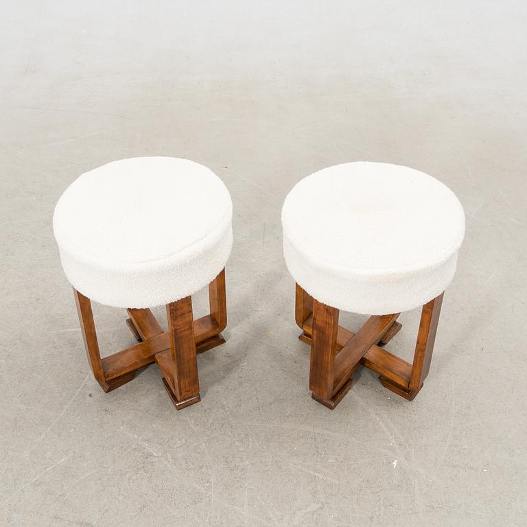 Pallar, ett par, Art Deco, 1900-talets första hälft.