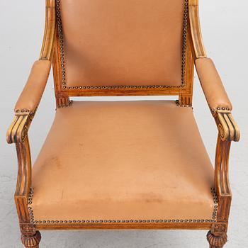 Gustavian armchair, 18th century.