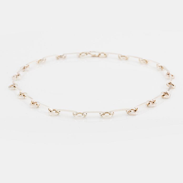 Efva Attling, earrings and necklace, silver.