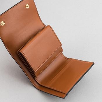 Céline, a canvas and leather handbag and wallet, 2020.