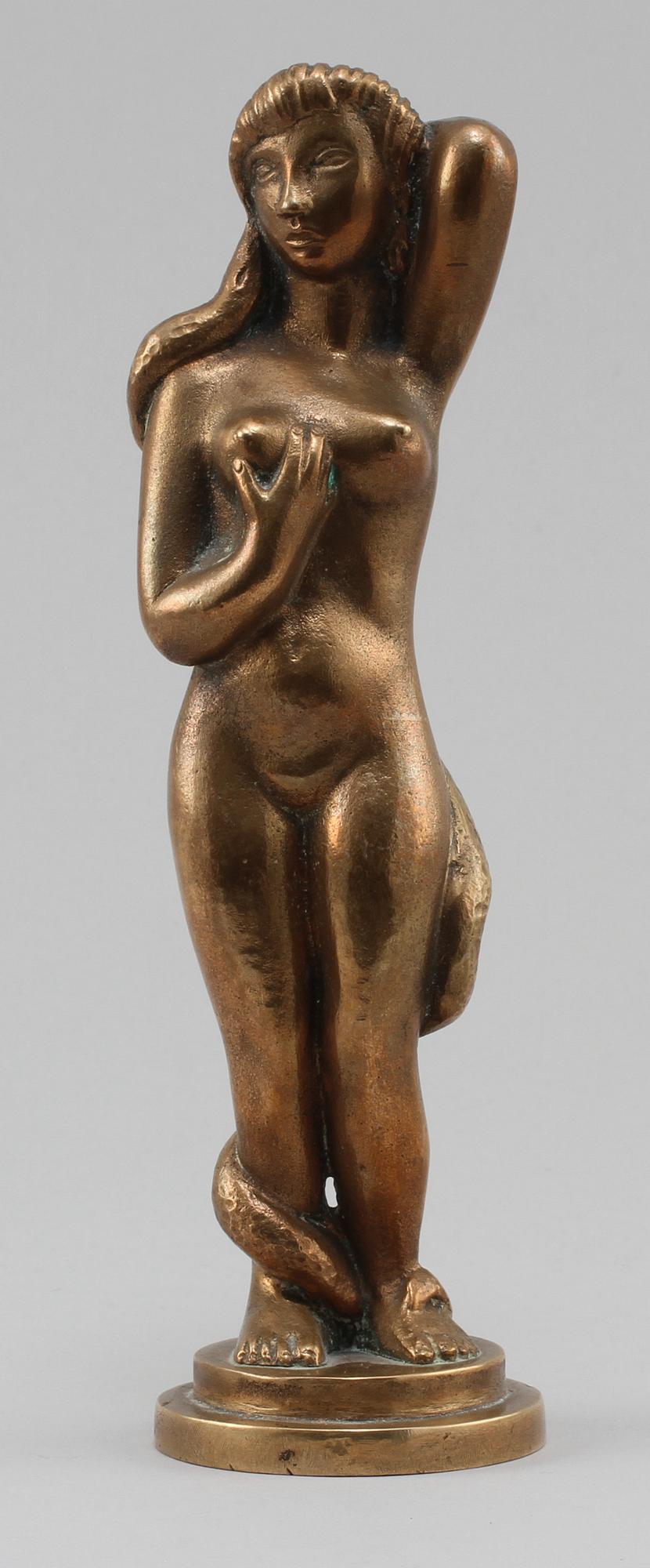 SKULPTUR, mässing, osignerad, 1900-tal.