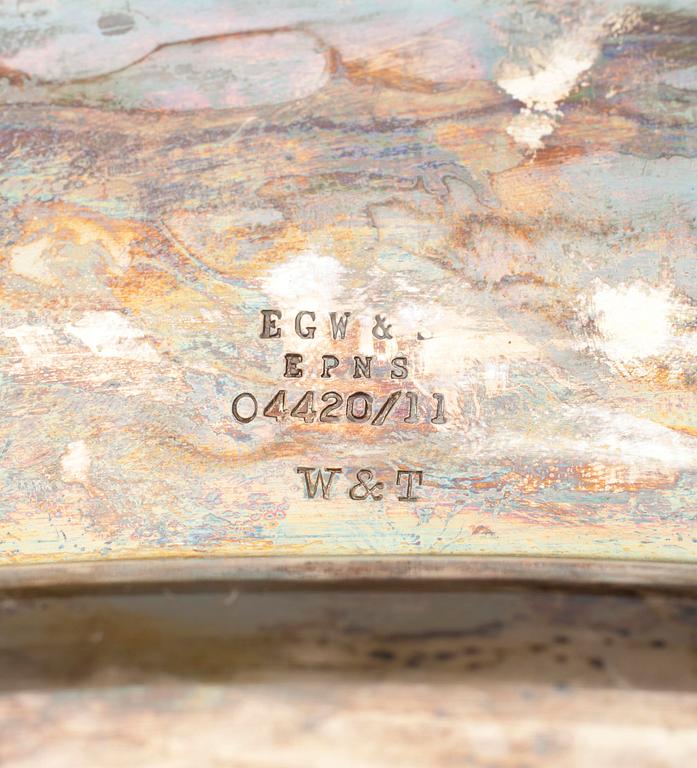STEKFAT, plate, EGW & Son, USA. 1900-tal.