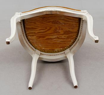 KARMSTOL, rokokostil, 1900-talets mitt.