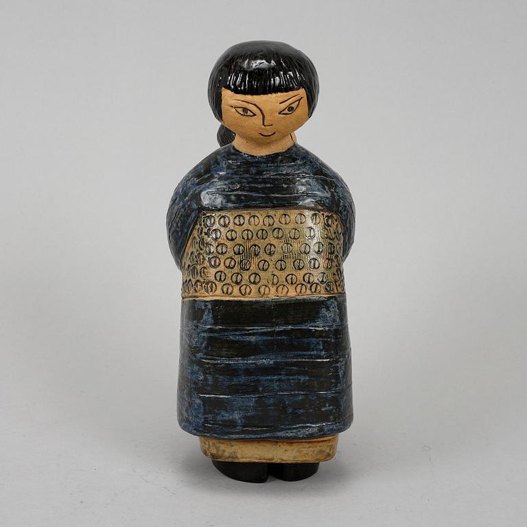 Lisa Larson, figurin, stengods, "Japanska", Gustavsberg, 1958-73.