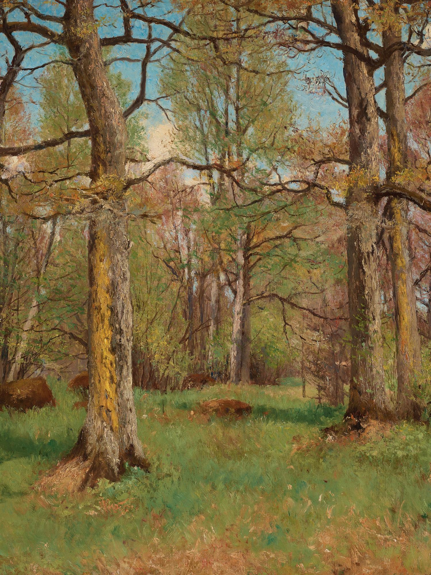 Axel Lindman, Spring landscape.