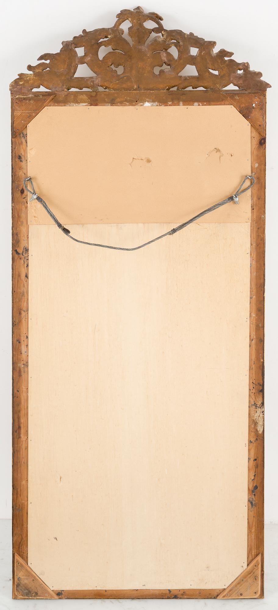 A late 19th century mirror.