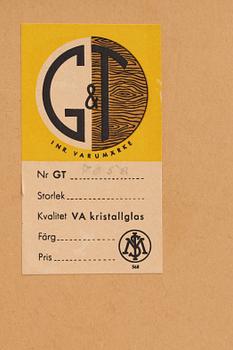 SPEGEL med KONSOL, AB Glas och trä Hovmantorp, 1950-tal.
