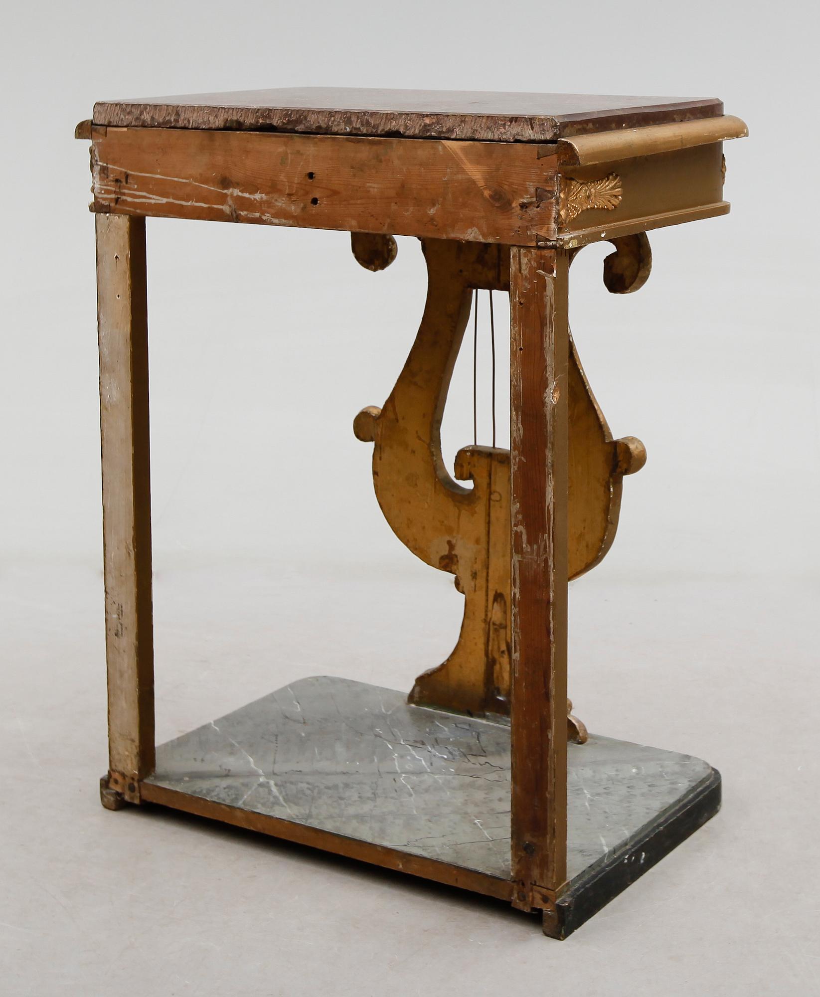 KONSOLBORD, empire, 1800-talets första hälft.