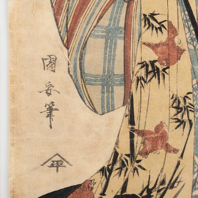 Kuniyasu, woodblock print, 19th century.