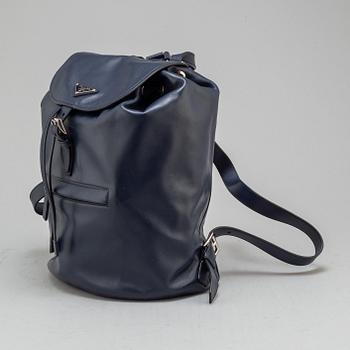 PRADA, Backpack Tessuto  Vela Baltico.