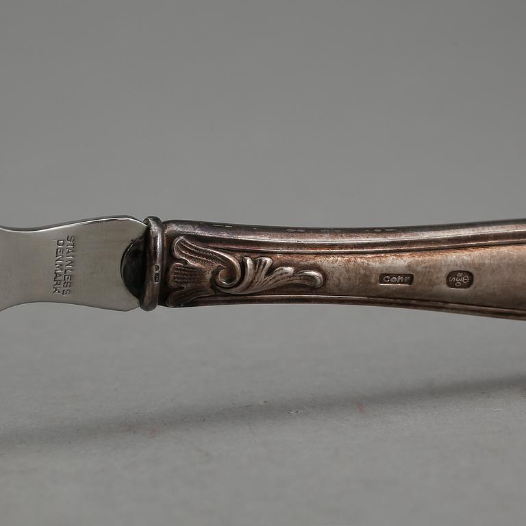 PARTI SILVER, 2 delar, bland annat Cohr, Danmark, 1900-tal.