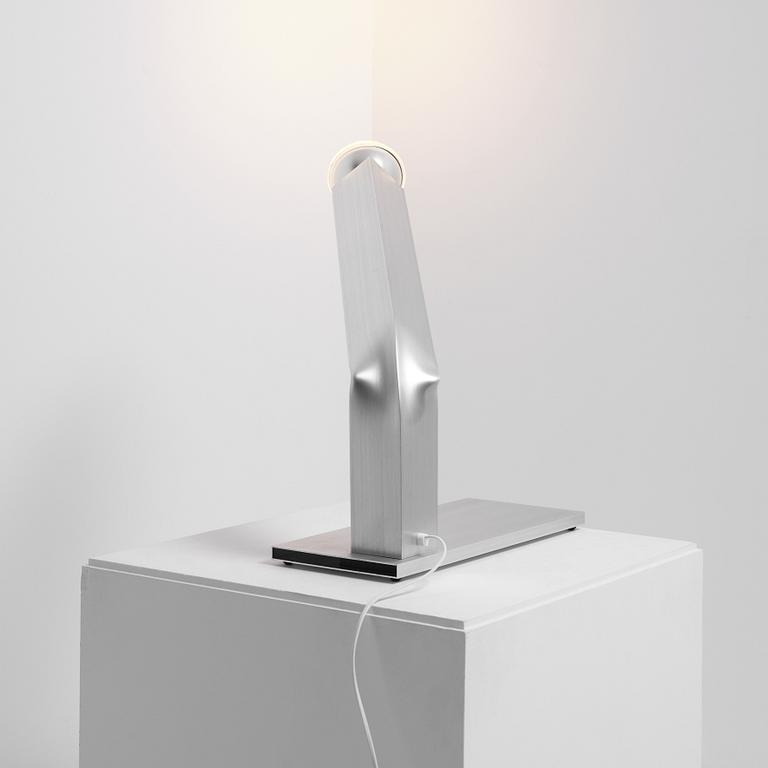 David Taylor, a unique table lamp, "Aluminium Table Lamp (Bold)", Studio Mellösaverken, Sweden, 2025.