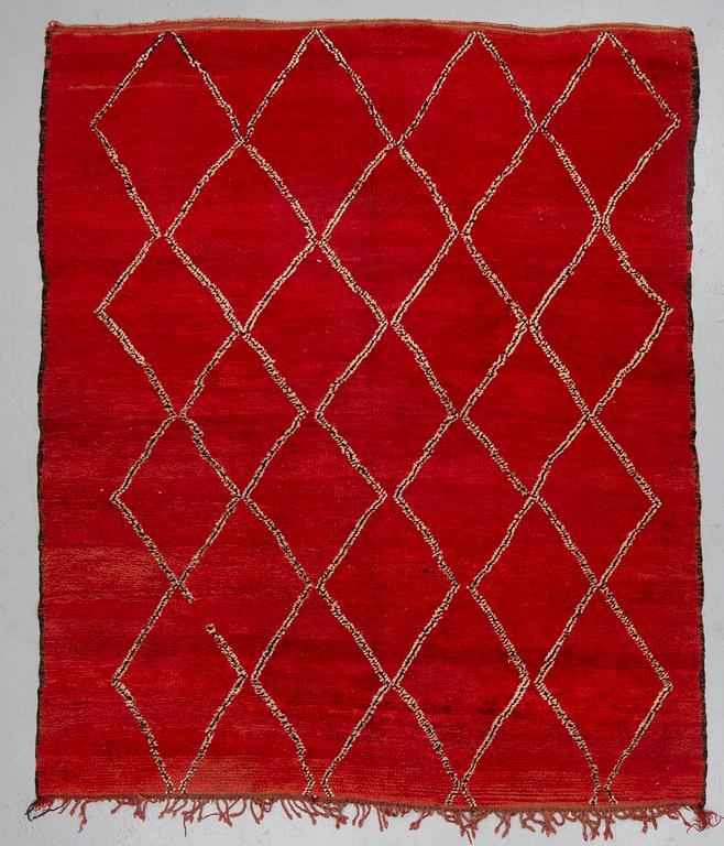 A RUG, Old, Beni Mguild, Morocco, probably, ca 215 x 184 cm.