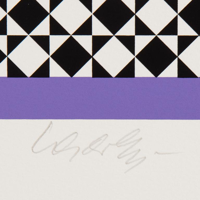 VICTOR VASARELY, portfolio with 6 silkscreens, signed in pencil and numbered 187/250.