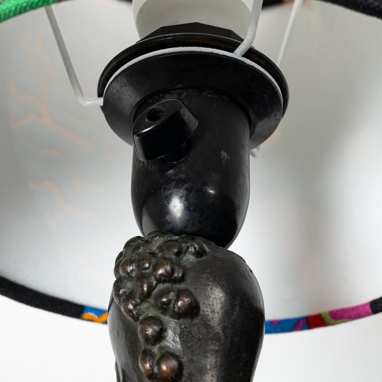 Axel Gute, bordslampa, Herman Bergman.