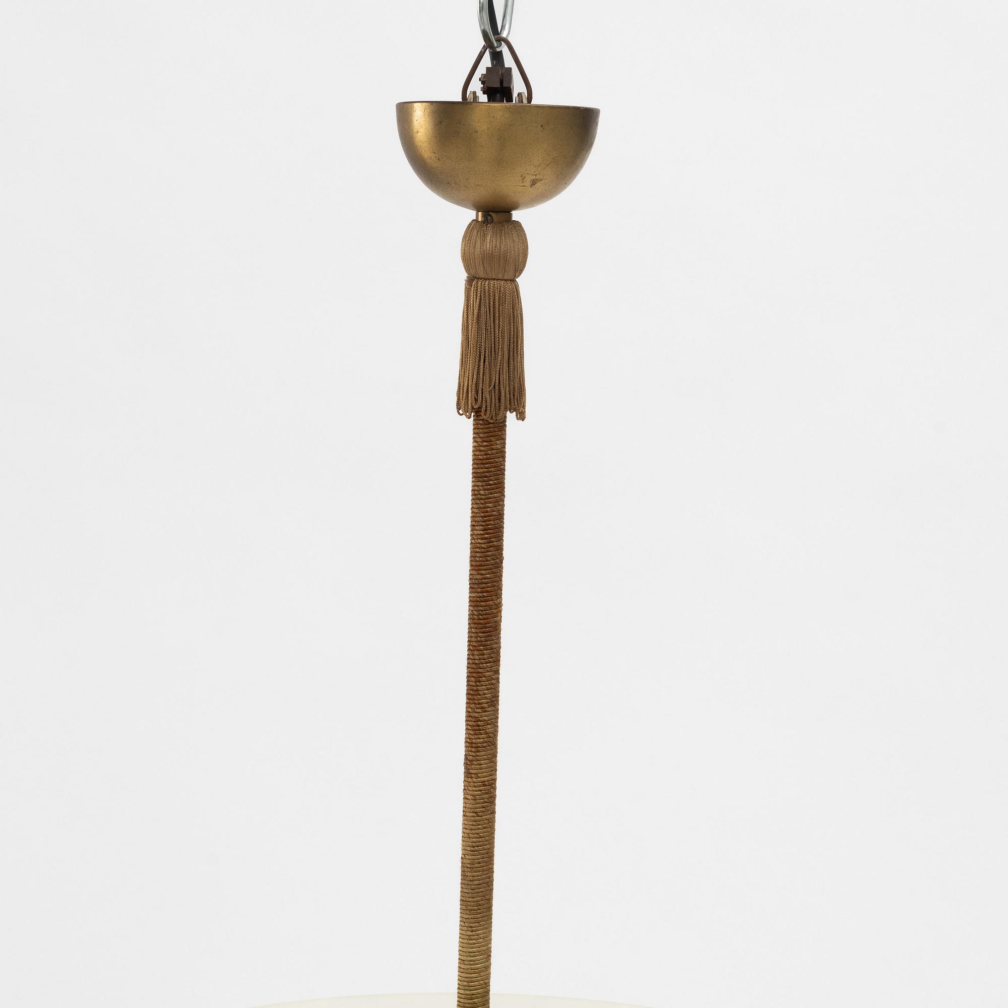 Taklampa, Swedish Modern, Orrefors, 1940-tal.