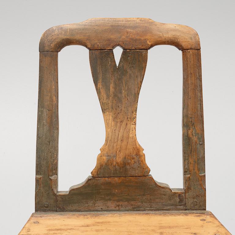 Chairs, 2 pcs. Folk art. 18th century.