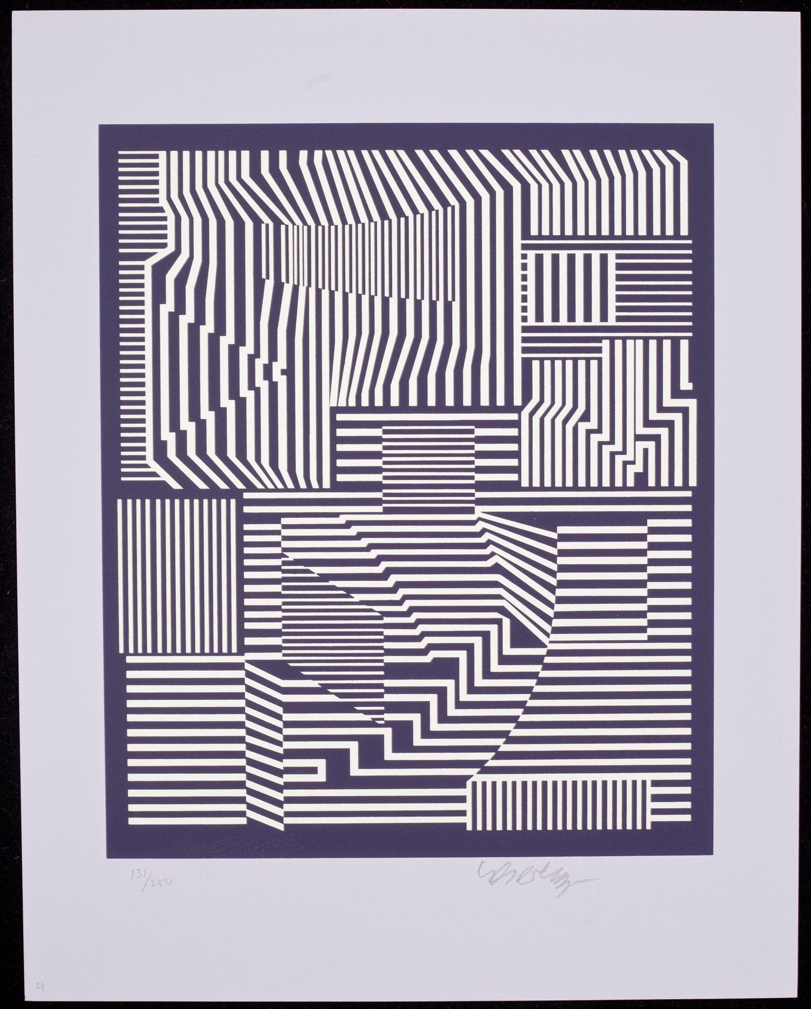 VICTOR VASARELY, mapp med 7 färgserigrafier, signerade o numrerade 131/250.