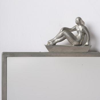 Firma Svenskt Tenn, spegel, tenn, modell "A 427", Stockholm, 1927.