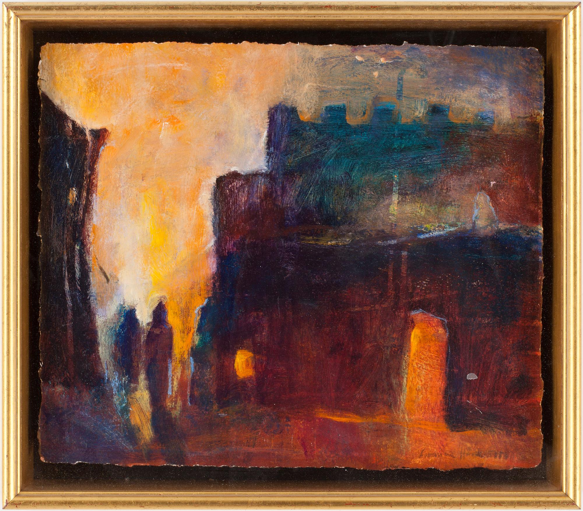 KATARINA HÅRD, blandteknik, signerad samt daterad á tergo 1997.