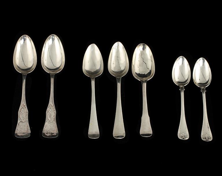 PARTI MATSKEDAR, 22 st, silver, 1800/1900-tal.