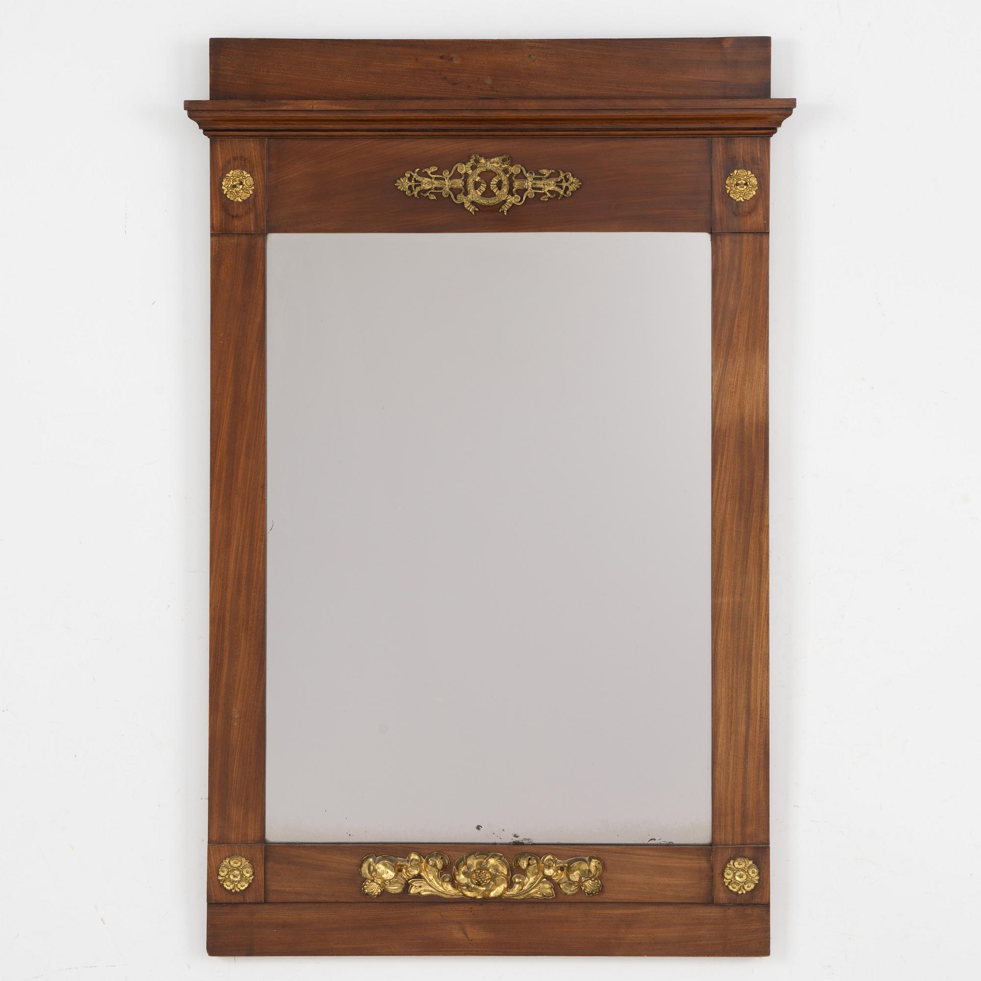A Karl Johan mirror, first part of the 19th century.