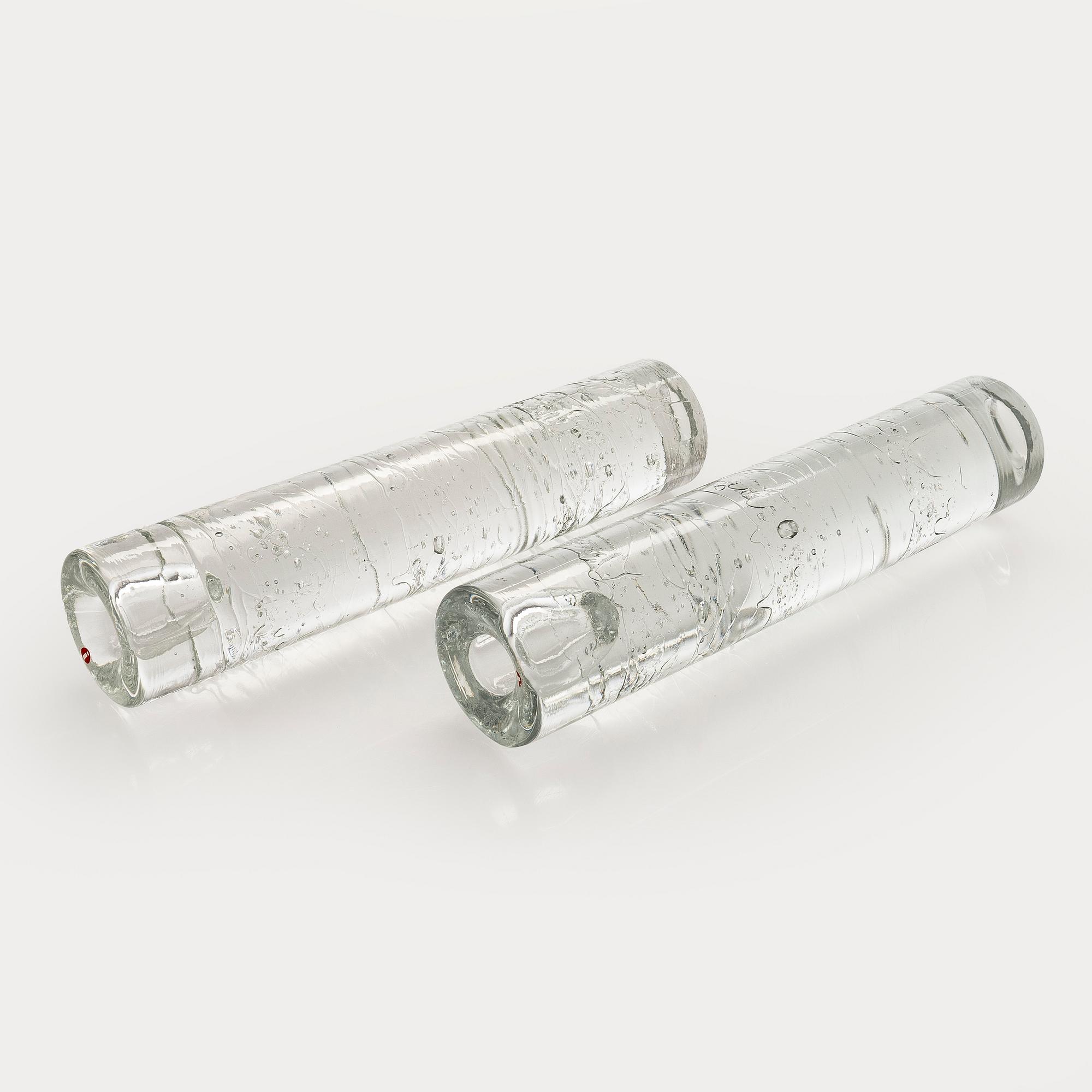 Timo Sarpaneva, kynttilänjalkapari, "Arkipelago"-sarja, Iittala.