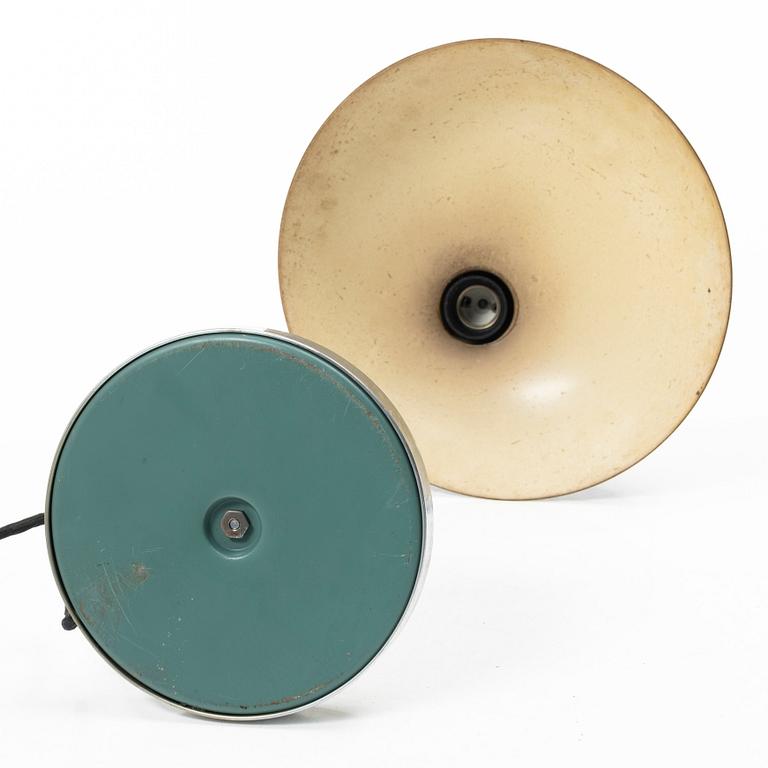 Christian Dell, a functionalist table lamp, model 6632, Kaiser Idell, 1930s.