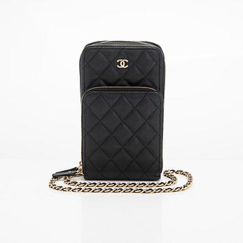 Chanel, A 'O-porte tel a chaine' bag, 2020.