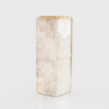 Benita Ramel, a sterling silver vase, Stockholm, 1999.