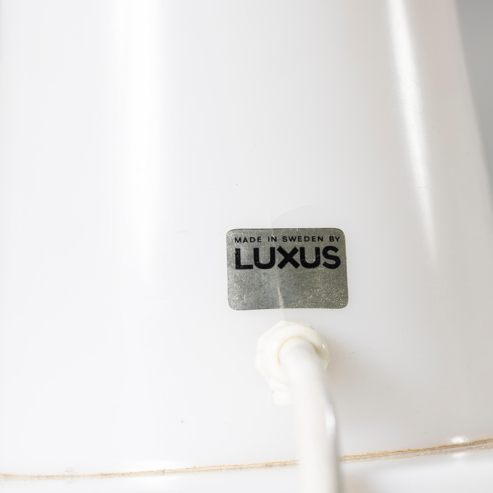 Uno & Östen Kristiansson, Table or floor lamp, “Cylindus Skulptura”, Luxus, Vittsjö.