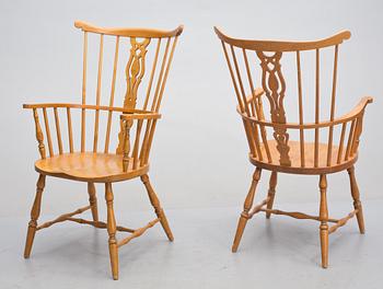 STOLAR, 6 st, Windsormodell, Gemla, 1900-talets första hälft/mitt.
