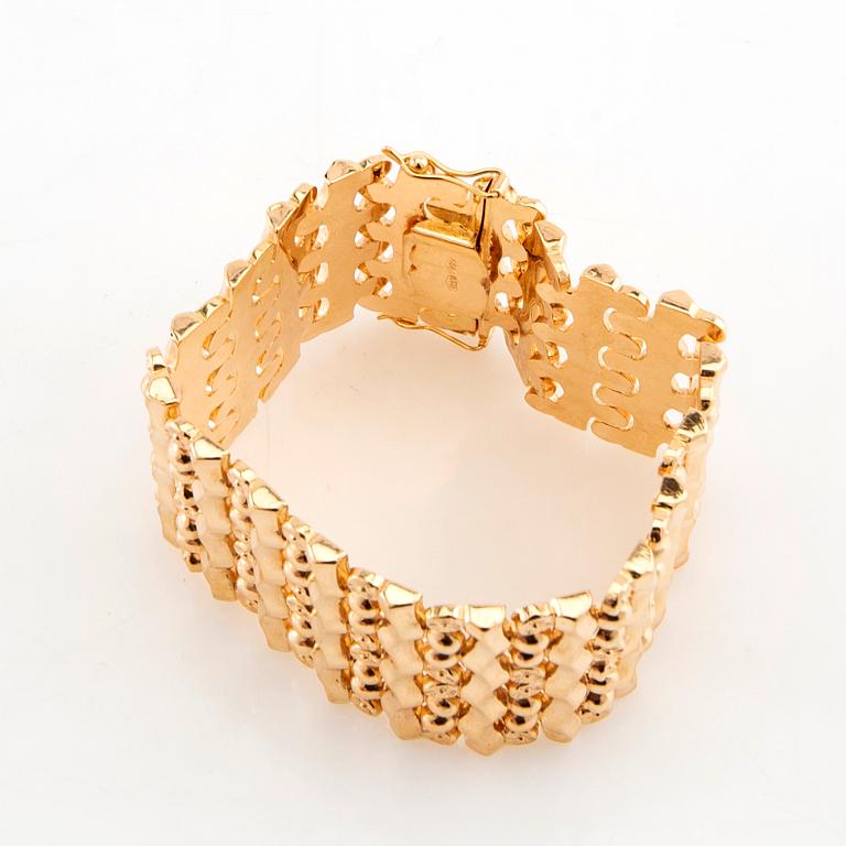 Bracelet 18K gold, Tosato Bruno Vicenza Italy.