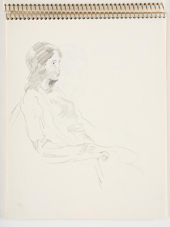 Lotte Laserstein, Sketchbook with approximately 42 drawings, of which 1 is signed.