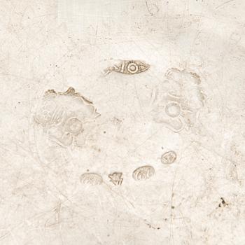 FOUR PEWTER PLATES, Sweden, amongst others Wexiö, 19th century.